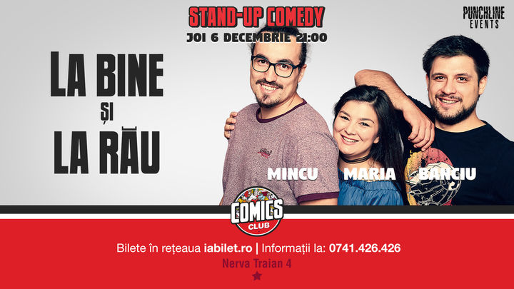 Stand Up Comedy Cu Mincu, Maria și Banciu