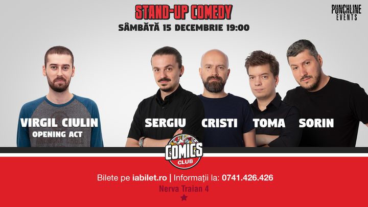 Stand Up Comedy cu Sorin, Sergiu, Toma & Popesco