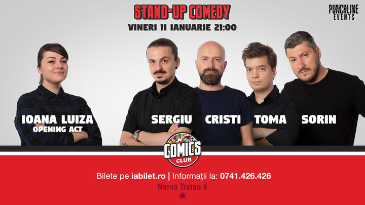 Stand Up Comedy cu Sorin, Sergiu, Toma & Cristi
