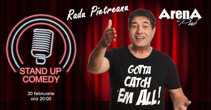 Stand up comedy cu Radu Pietreanu