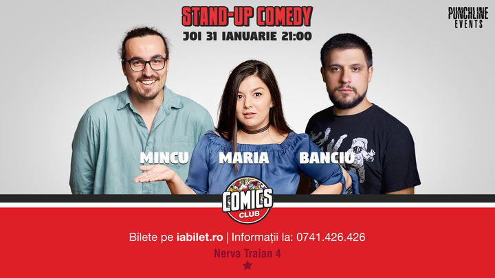 Stand Up Comedy cu Maria, Mincu & Banciu