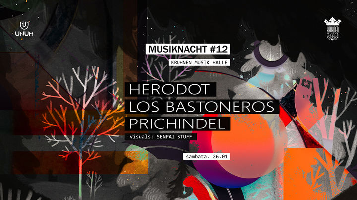 Musiknacht #12: Herodot, Prichindel, Los Bastoneros