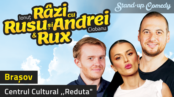 Brașov: Stand-up Comedy - Râzi cu Rusu și Andrei & Rux