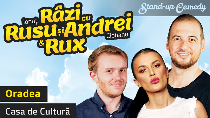 Oradea: Stand-up Comedy Razi cu Rusu si Andrei & Rux