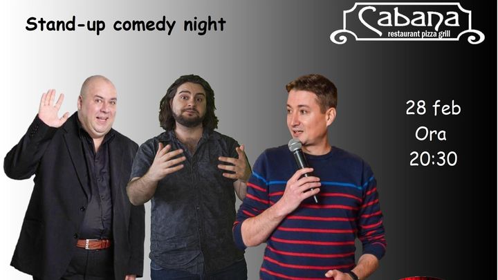 Stand-up comedy cu Toni Ionescu AKA Marlanu, Tiberiu Popovici & Cristian Manolescu