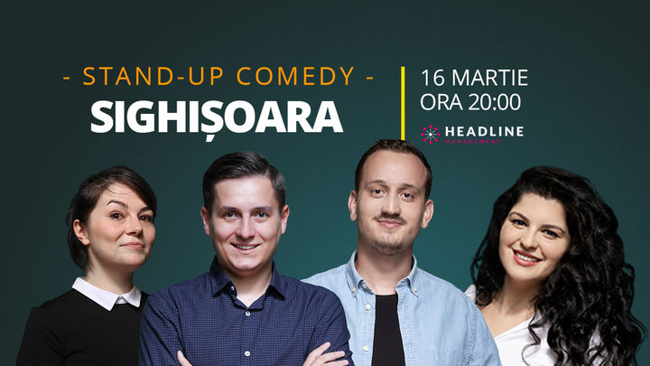 Sighișoara: Stand-up comedy cu Tănase, Mane, Ioana și Luiza
