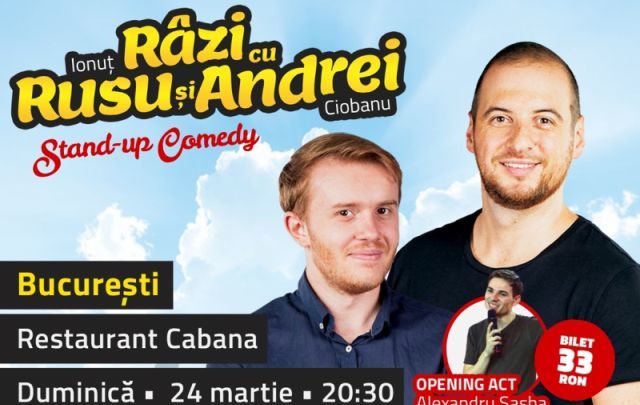 Stand-up comedy cu Ionut Rusu & Andrei Ciobanu