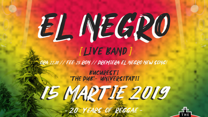 El Negro – 20 years of Reggae - Live la The PUB