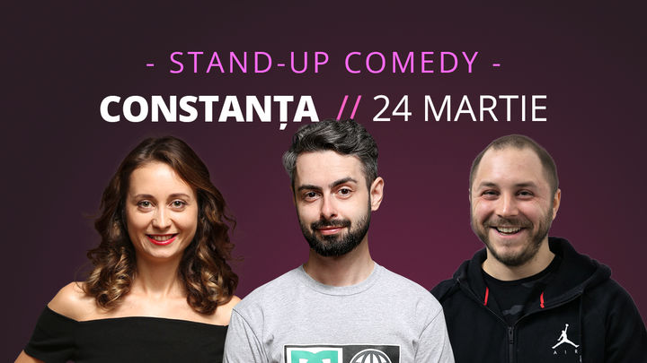 Constanța: Stand-up comedy cu Bucălae, Calița & Bogdan Malaele