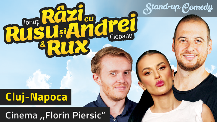 Cluj-Napoca: Stand-up Comedy - Râzi cu Rusu și Andrei & Rux