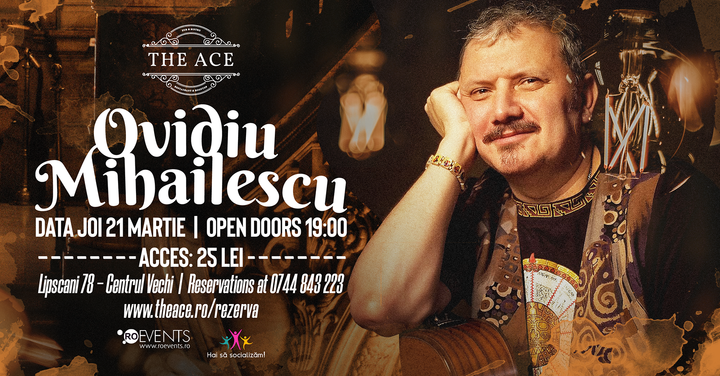 Ovidiu Mihăilescu | Concert de folkist @The Ace