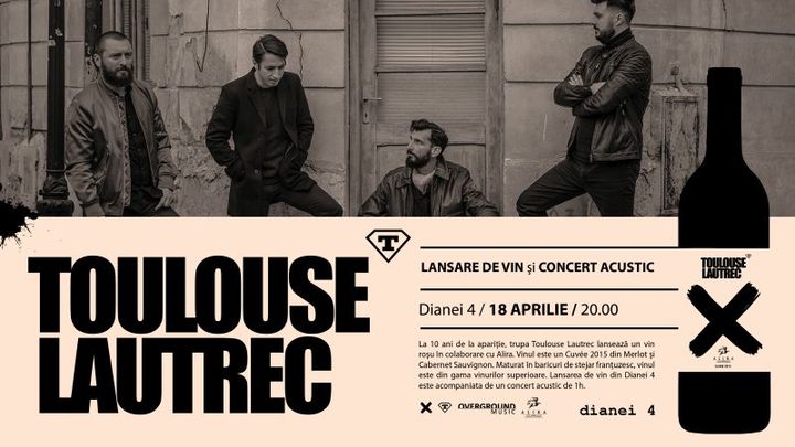 Toulouse Lautrec – lansare de vin si concert acustic