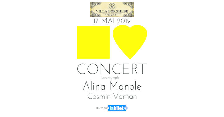 Concert Alina Manole, Invitat Cosmin Vaman