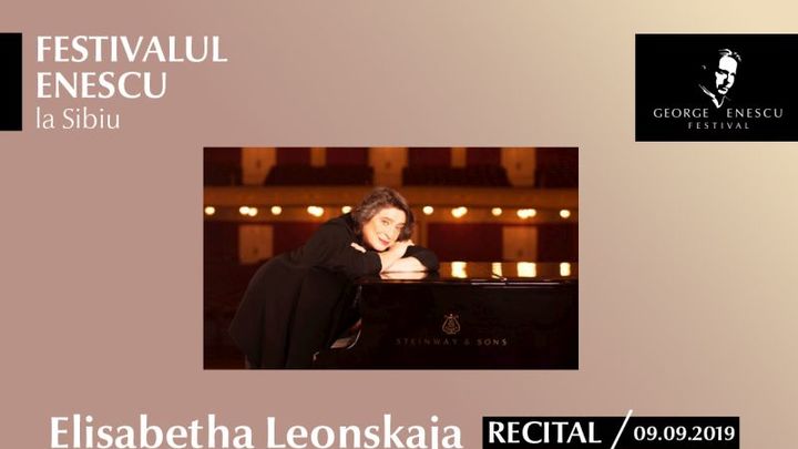 Recital Elisabeth Leonskaja - Festivalul Enescu la Sibiu
