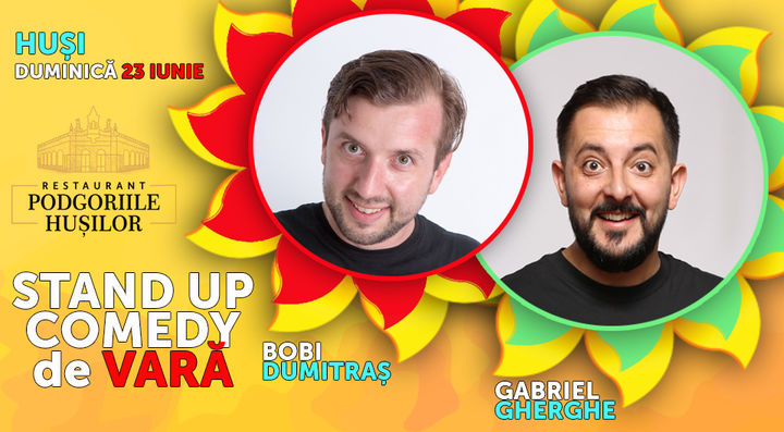 Stand Up Comedy de Vară cu Bobi Dumitraș și Gabriel Gherghe