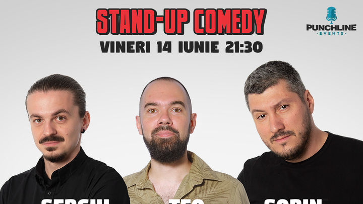 Stand Up Comedy cu Sorin, Teo & Sergiu Floroaia pe Terasa Comics Club