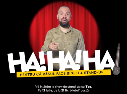 Stand up Comedy cu Teo la Ramnicu Valcea