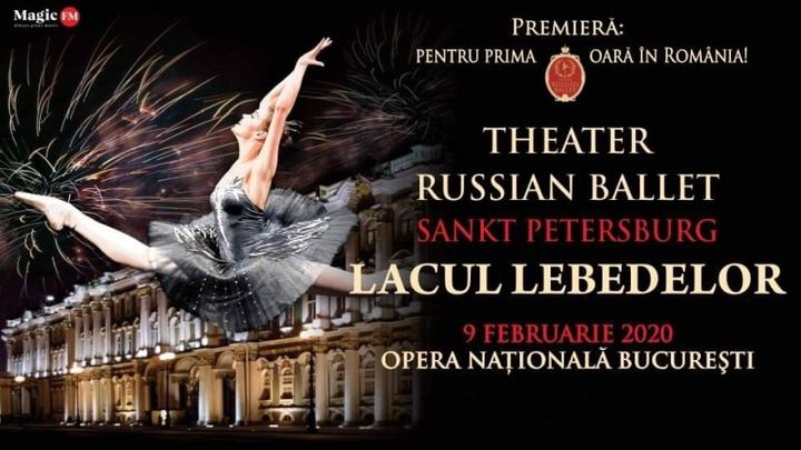 Theatre Russian Ballet - Sankt Petersburg - Lacul Lebedelor - ora 16:00