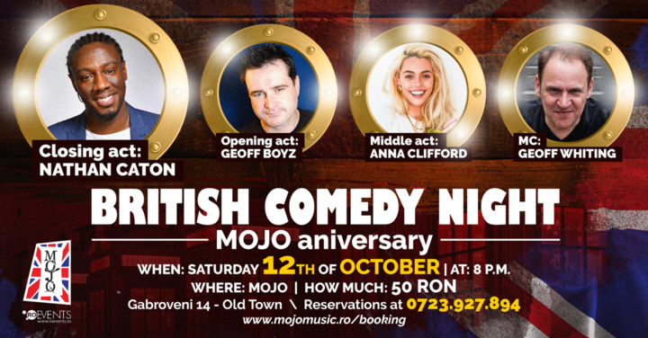 British comedy night | Mojo Aniversary 