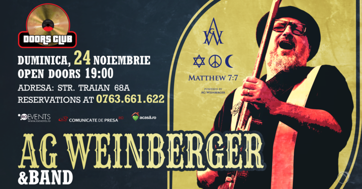 Concert extraordinar AG Weinberger Band | Club Doors | Constanta 
