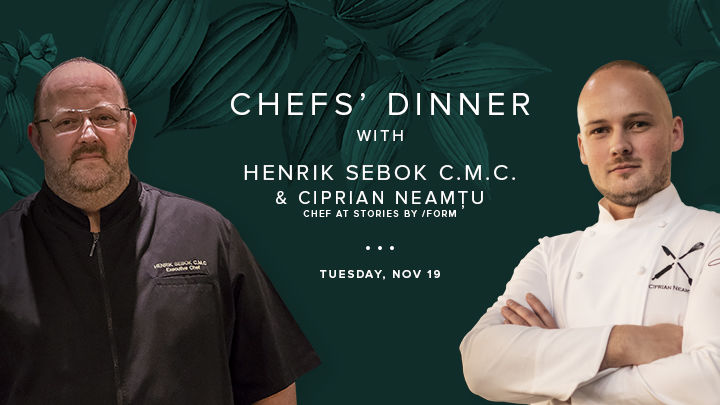 Chefs'  Dinner with Henrik Sebok & Ciprian Neamțu at Stories