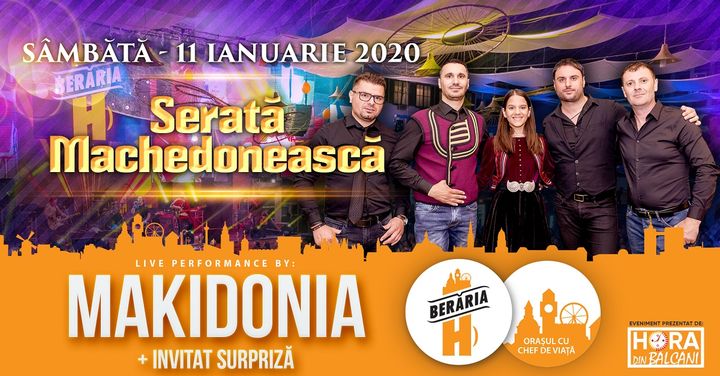 Serată Machedonească: Makidonia + Invitat Surpriză