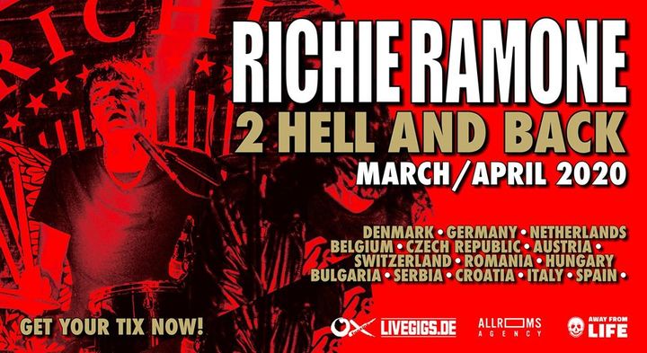 Timisoara: Richie Ramone // Chaos Commute // tba LIVE in Timisoara @Capcana