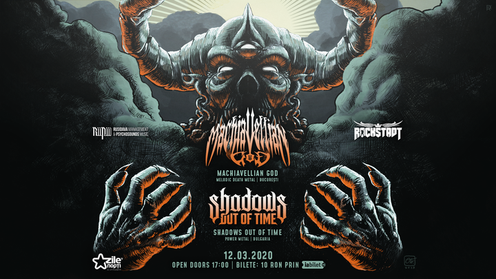 Brasov: Machiavellian God + Shadows Out of Time live
