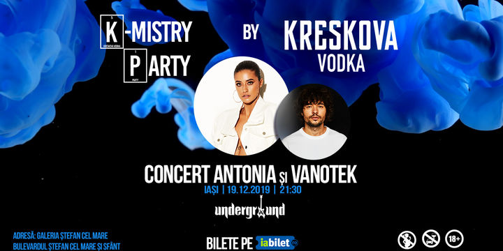 underground pub iasi harta Bilete Iasi: Concert Antonia și Vanotek @ Underground Pub   19 Dec 