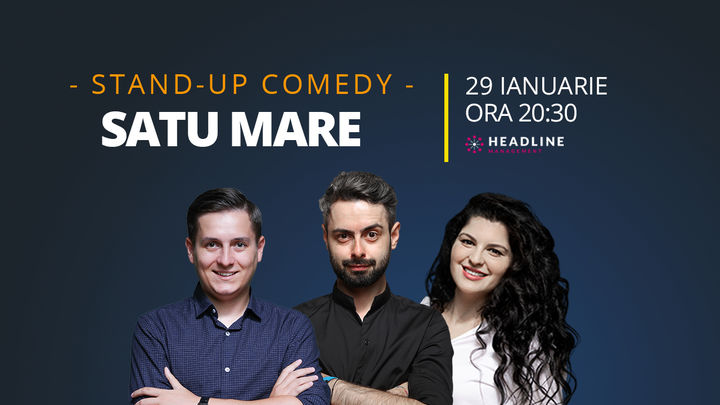 Satu Mare: Stand-up comedy cu Bucălae, Tănase, și Ioana State