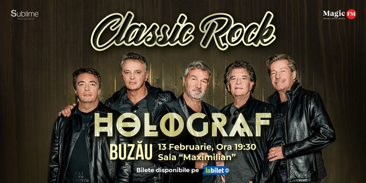 Buzau: Concert Holograf - Classic Rock
