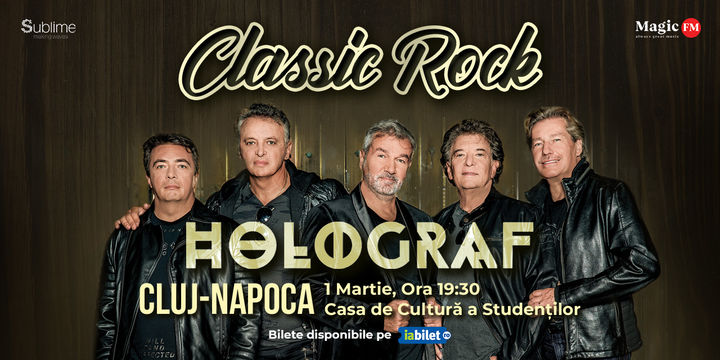 Cluj-Napoca: Concert Holograf - Classic Rock