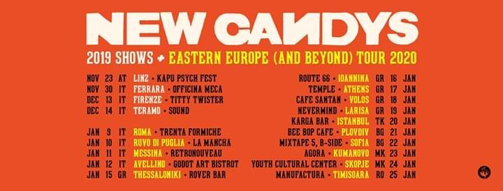 New Candys (It) Eastern Europe 2020 tour