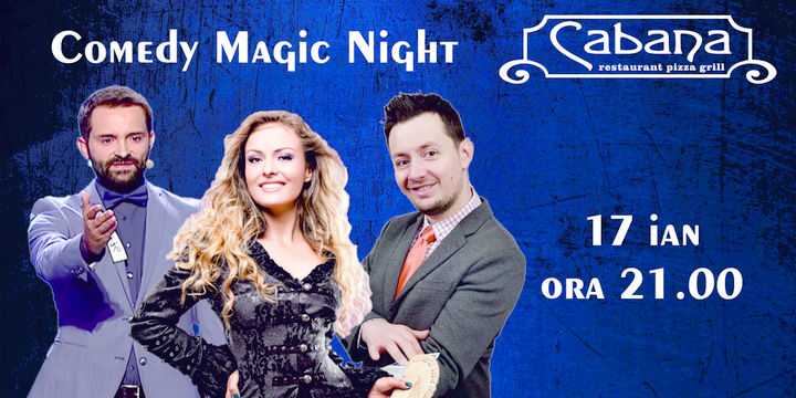 Comedy Magic Show cu Paul Lungu, Cristina Strecopitov & Magitot