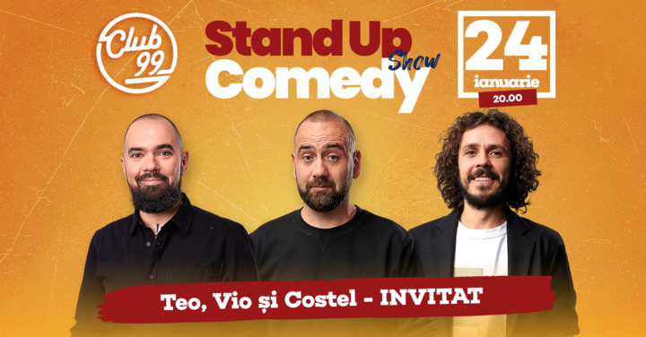 Stand up comedy cu Teo, Vio, Costel si invitat