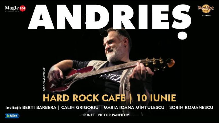 Andries revine la Hard Rock Cafe