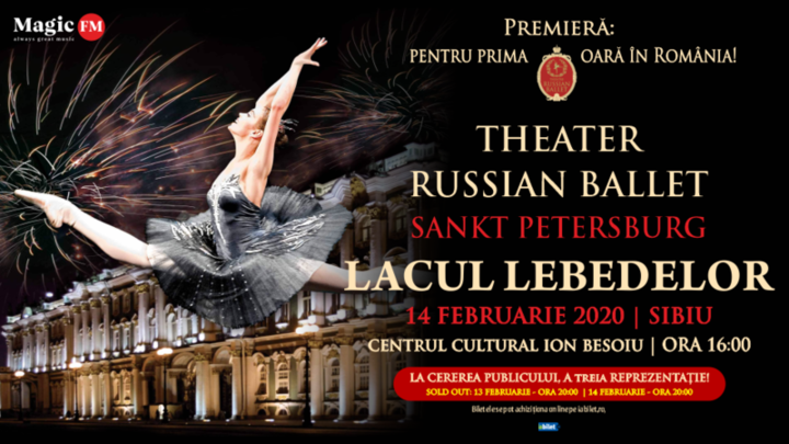 Sibiu: Theatre Russian Ballet - Sankt Petersburg - Lacul Lebedelor 3