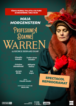 Târgu Mureș: Profesiunea Doamnei Warren // Maia Morgenstern, Claudiu Istodor