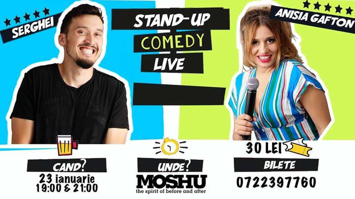 Stand up comedy show Anisia Gafton si Florin Serghei