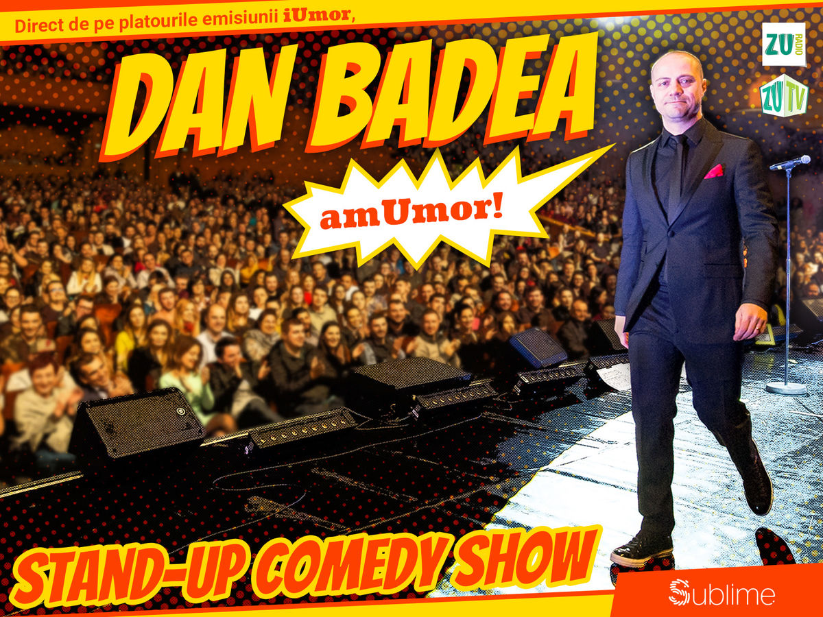 Bilete Tulcea Stand Up Comedy Dan Badea AmUmor Mai Ora Casa De Cultura A