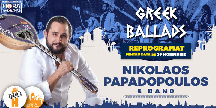 Bilete SearÄƒ GreceascÄƒ Nikolaos Papadopoulos Amp Band 29 Nov 20 23 15 Beraria H Kooltix