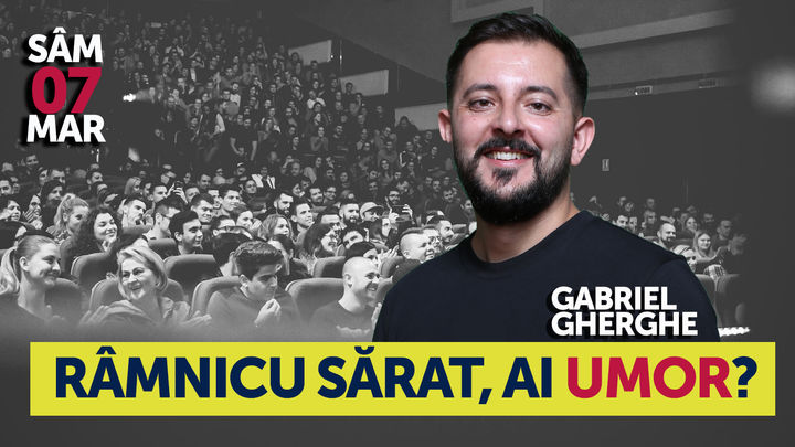 Ramnicu Sarat, ai umor? Stand Up Comedy Show cu Gabriel Gherghe