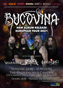 Bucovina Album release show - LONDON with special guests Vorna, Valhalore & Infinitas