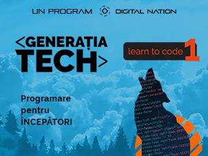 Generatia Tech: Learn to Code 1 (Programare pentru începători)