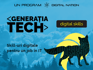 Generatia Tech: specializare în Digital Skills