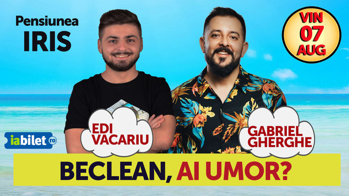 Beclean, ai umor? Stand Up Comedy cu Gabriel Gherghe & Edi Vacariu