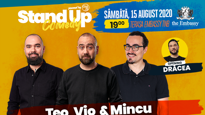 Stand up comedy at TNB cu Teo, Vio și Mincu