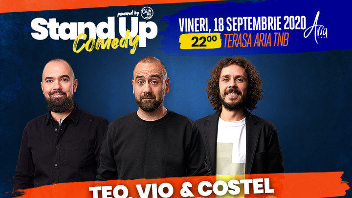 Stand up comedy at TNB cu Teo, Vio și Costel