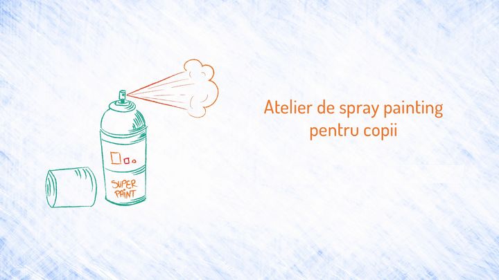PlaYouth: Atelier de spray painting pentru copii