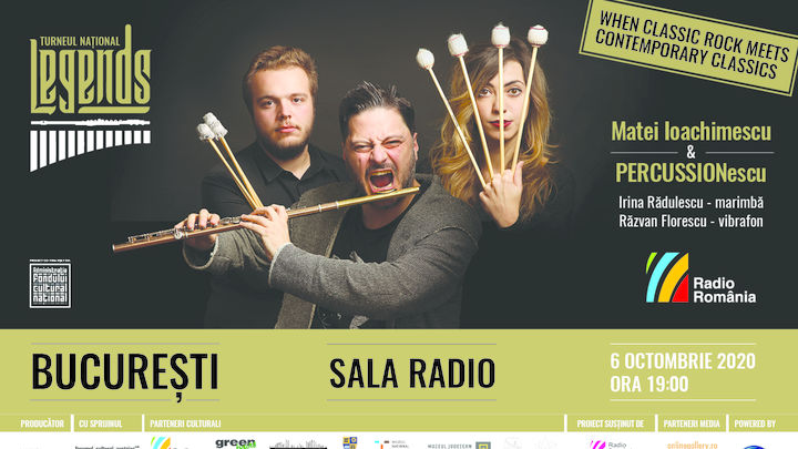 Sala Radio: Matei Ioachimescu & PERCUSSIONescu – Turneul LEGENDS